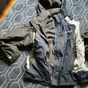 Free Country Black and Gray Ski Jacket